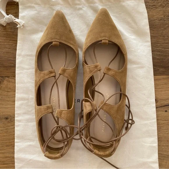 Loeffler Randall Ambra Sienna lace-up ballet flats - Picture 3 of 7